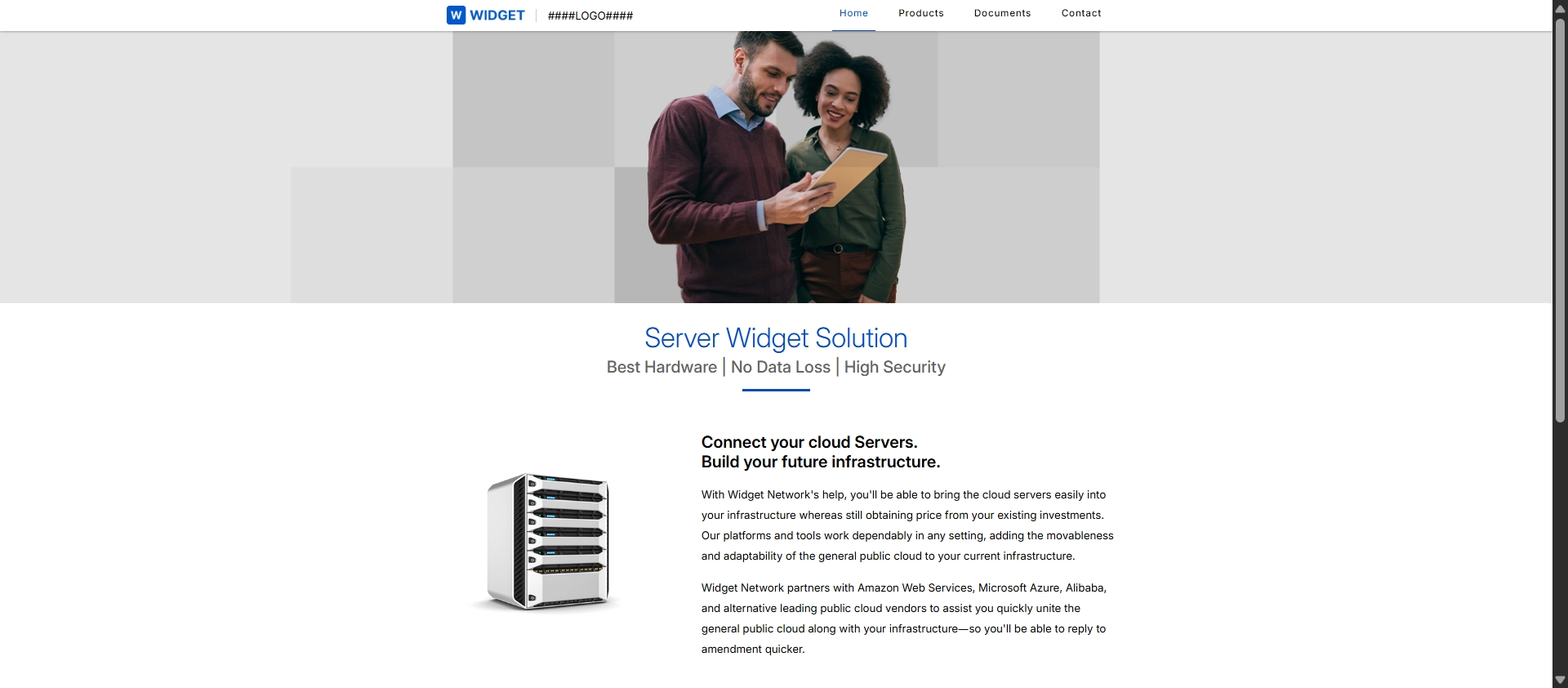 Microsite preview page