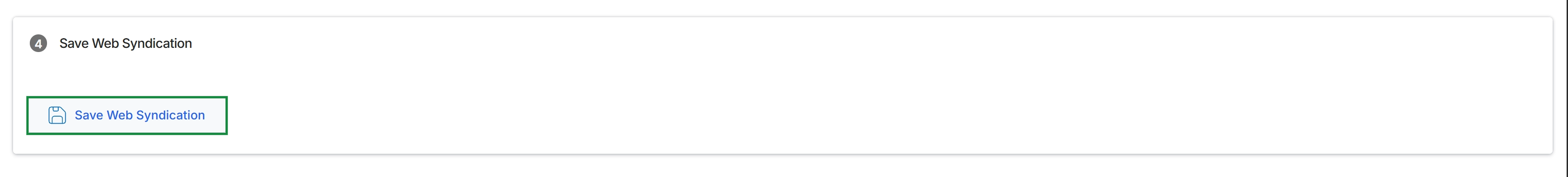 Set-Up Web Syndication page after closing the "Modify Pages" panel